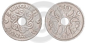 5 danish krone coin photo