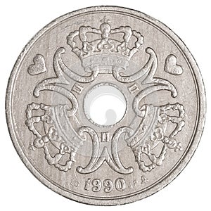 Danish krone coin photo