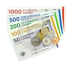 Danish kroner ( DKK ),