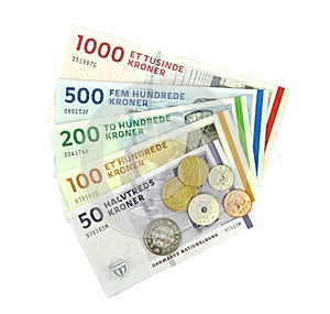 Danish kroner ( DKK ), coins and banknotes