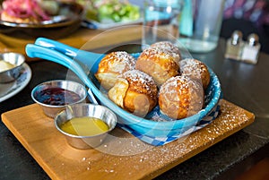 Danish Pancakes with Dipping Jam