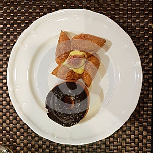 Danish pastry and doughnut