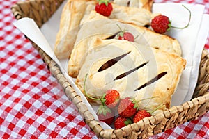 Danish pastry pockets or mini pies