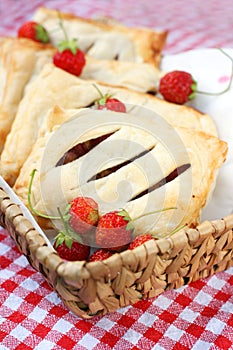 Danish pastry pockets or mini pies