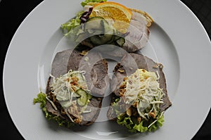 DANISH SMORBROD -OPEN SANDWICHS