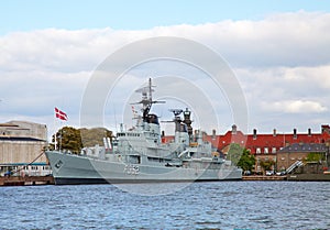 Danish warship