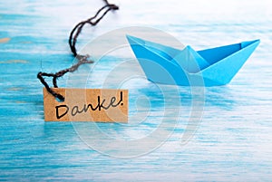 Danke as Boat Background