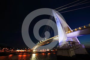 Danshui Fisher wharf lover bridge