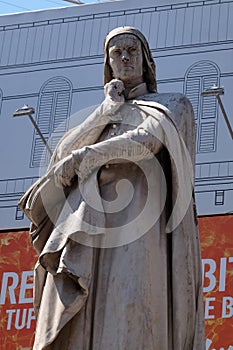 Dante Alighieri Statue at Piazza dei Signori in Verona