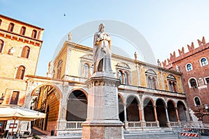 Dante Alighieri statue in Verona