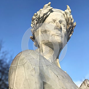 Statue of Dante Alighieri - Kyiv - UKRAINE photo