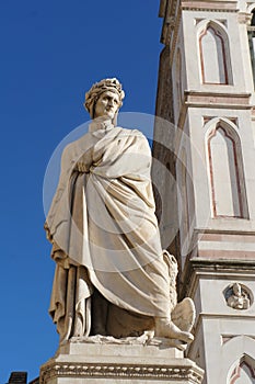 Dante's statue photo
