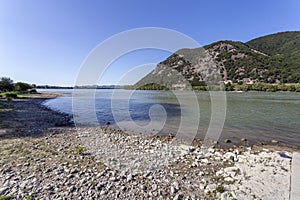 The Danube bend at Domos, Hungary