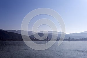 Danube bend at Nagymaros