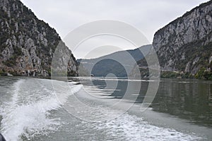Danube Boilers Gorge images from boat