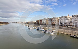 Danube and Budapest view, Hungary