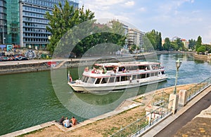 Danube Canal. Vienna. Austria