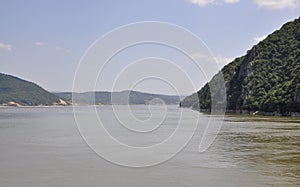 Danube at Cazane Gorge in Romania