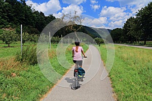 Danube Cycle Path (Donauradweg) in Wachau, Austria