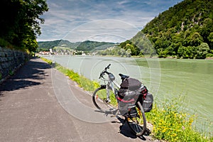 Danube cycle path / trail / route