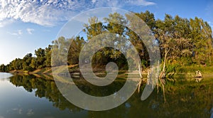 Danube delta landscape