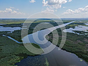 Danube Delta in Somova village