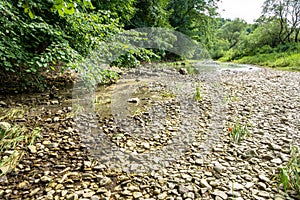 the Danube disappears at Donaueschingen Germany photo