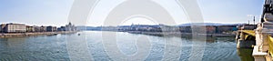 Danube and Margaret Bridge in Budapest, Hungary