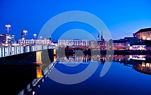 Danube River in the Blue Hour