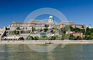 Danube River and Buda Castle, Budapest photo