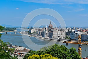 Danube river in Budapest
