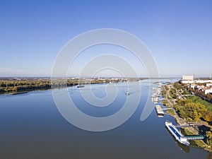 Danube River and City of Ruse, Bulgaria