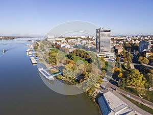 Danube River and City of Ruse, Bulgaria