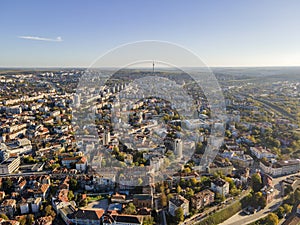 Danube River and City of Ruse, Bulgaria