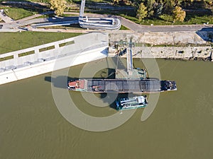 Danube River and City of Ruse, Bulgaria