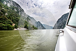 Danube river in Drobeta Turnu Severin
