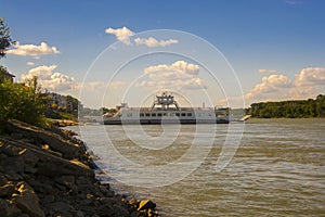 The Danube river at Mohacs