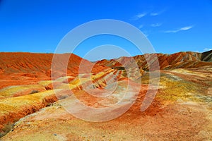 Danxia Geological Park, Zhangye, Gansu Province, China