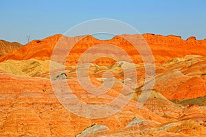 Danxia Geological Park, Zhangye, Gansu Province, China