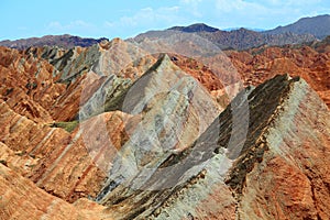 Danxia Geological Park, Zhangye, Gansu Province, China