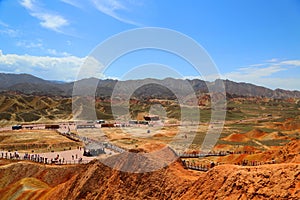 Danxia Geological Park, Zhangye, Gansu Province, China