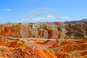 Danxia Geological Park, Zhangye, Gansu Province, China