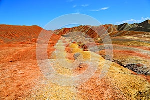 Danxia Geological Park, Zhangye, Gansu Province, China