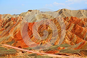 Danxia Geological Park, Zhangye, Gansu Province, China