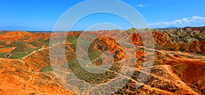 Danxia Geological Park, Zhangye, Gansu Province, China