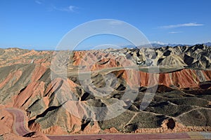 Danxia landform photo