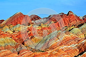 Danxia landform photo