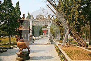 Danxia temple in Nanyang