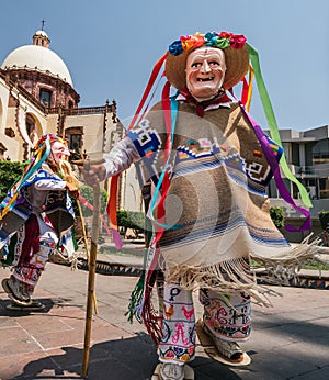 Danza de los viejitos, traditional Mexican dance originating from the state of Michoacan