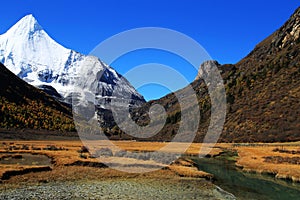 Daocheng Yading , a national level nature reserve in China photo